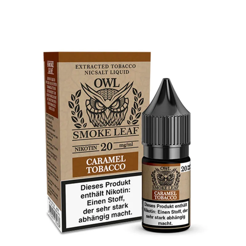 OWL SMOKE LEAF - Caramel Tobacco Nikotinsalz Liquid