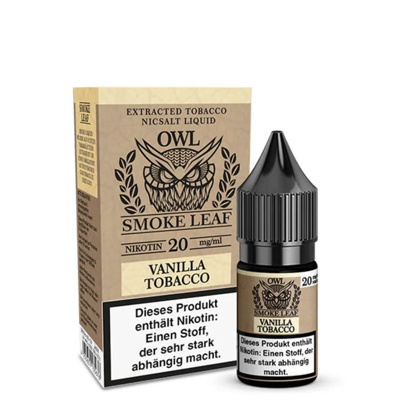 OWL SMOKE LEAF - Vanilla Tobacco Nikotinsalz Liquid