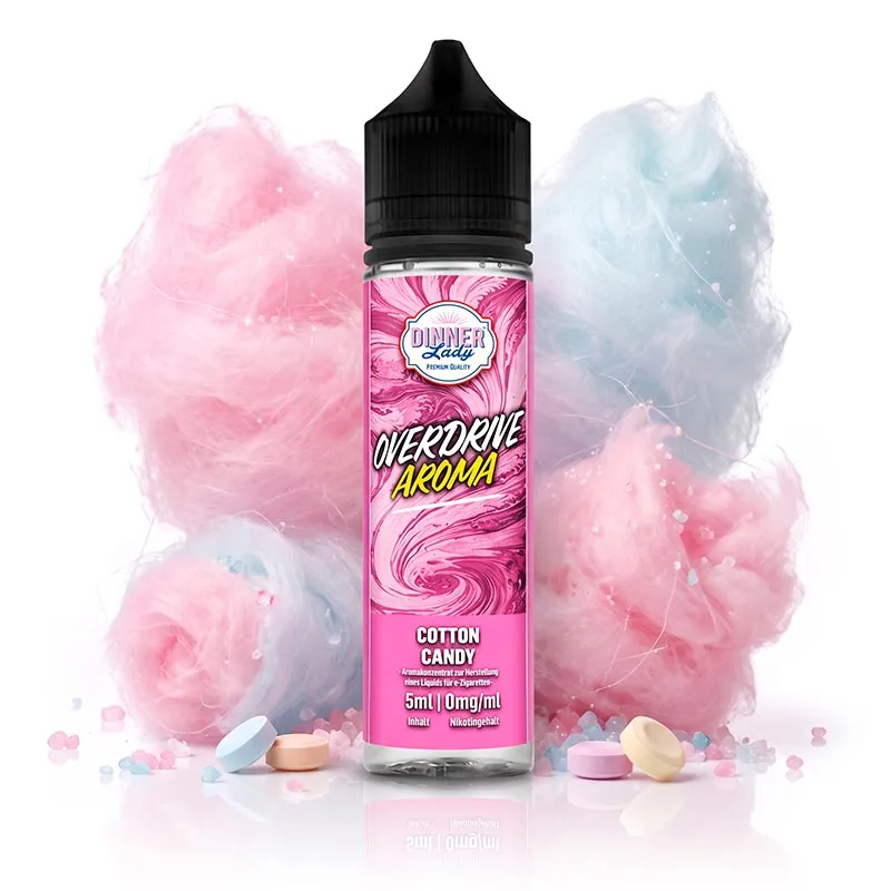 DINNER LADY Overdrive - Cotton Candy Longfill Aroma