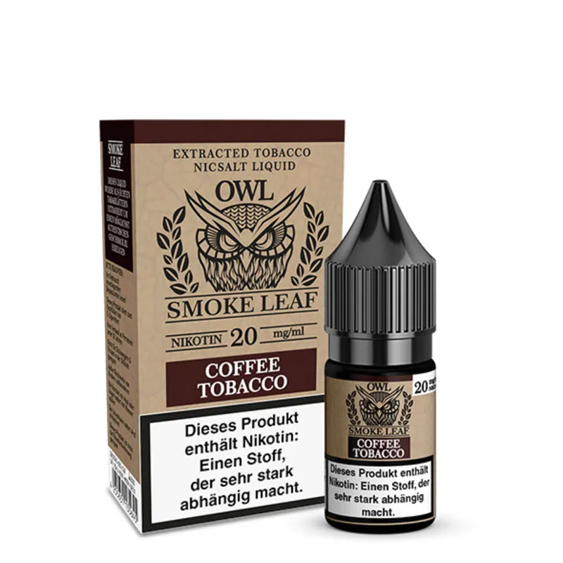 OWL SMOKE LEAF - Coffee Tobacco Nikotinsalz Liquid