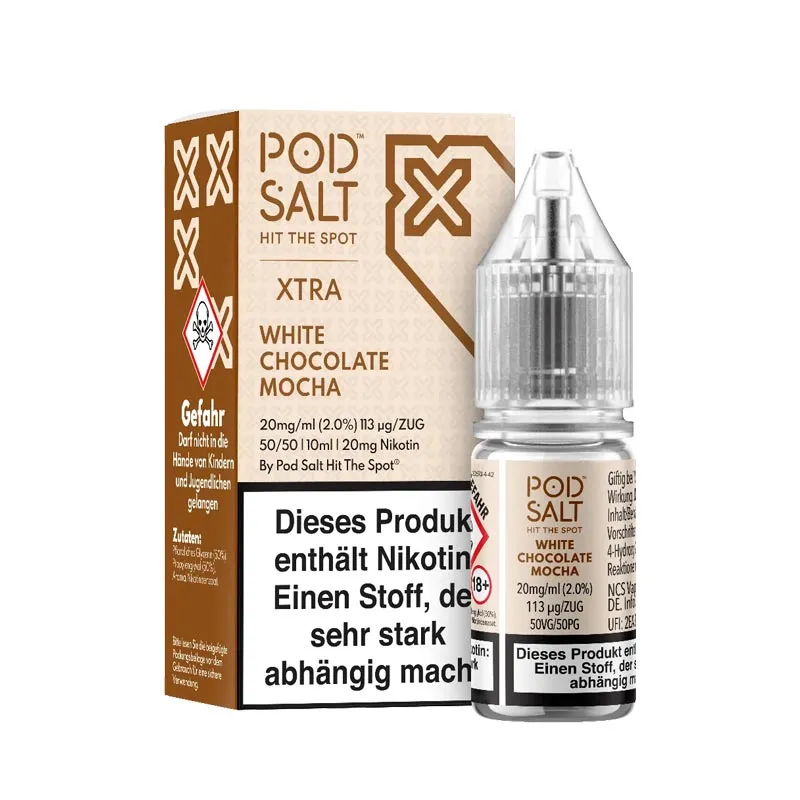 POD SALT XTRA - White Chocolate Mocha Nikotinsalz Liquid