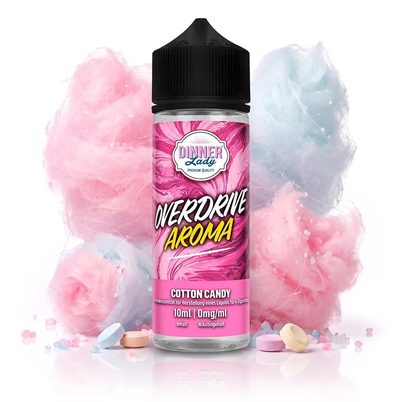 DINNER LADY Overdrive - Cotton Candy Longfill Aroma