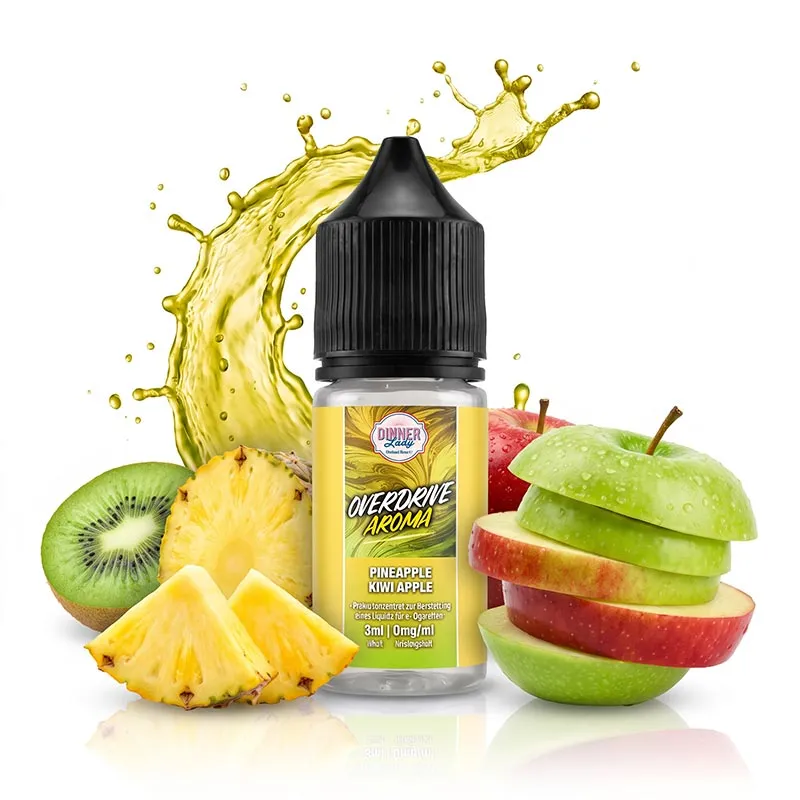 DINNER LADY Overdrive - Pineapple Kiwi Apple Longfill Aroma