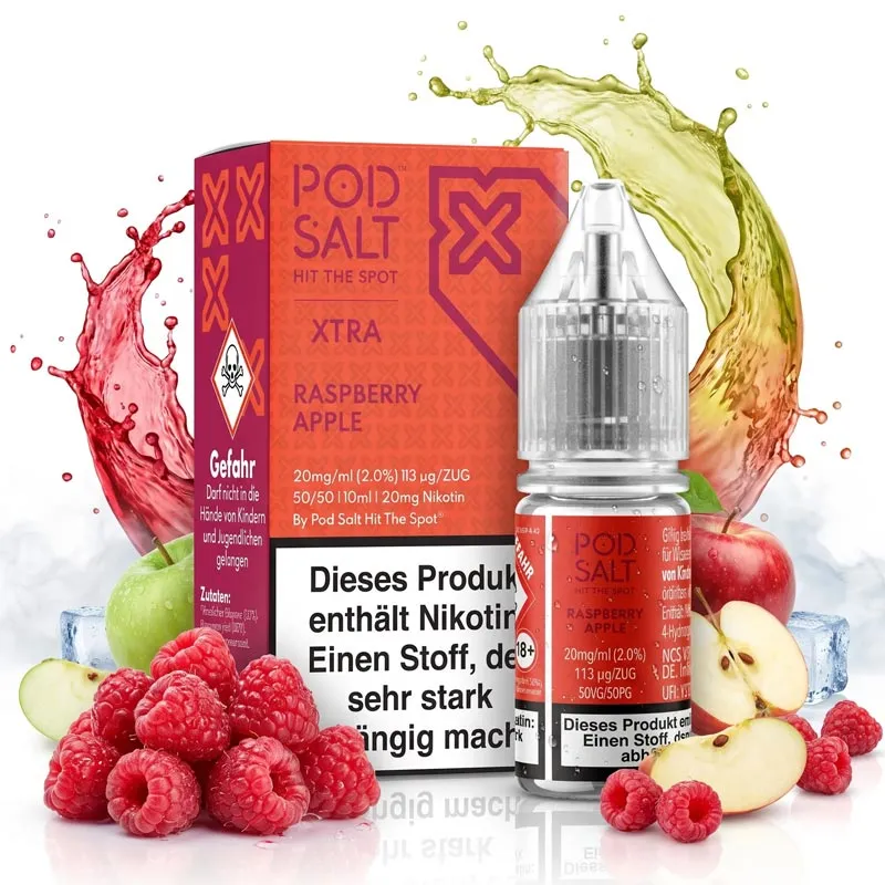 POD SALT XTRA - Raspberry Apple Nikotinsalz Liquid