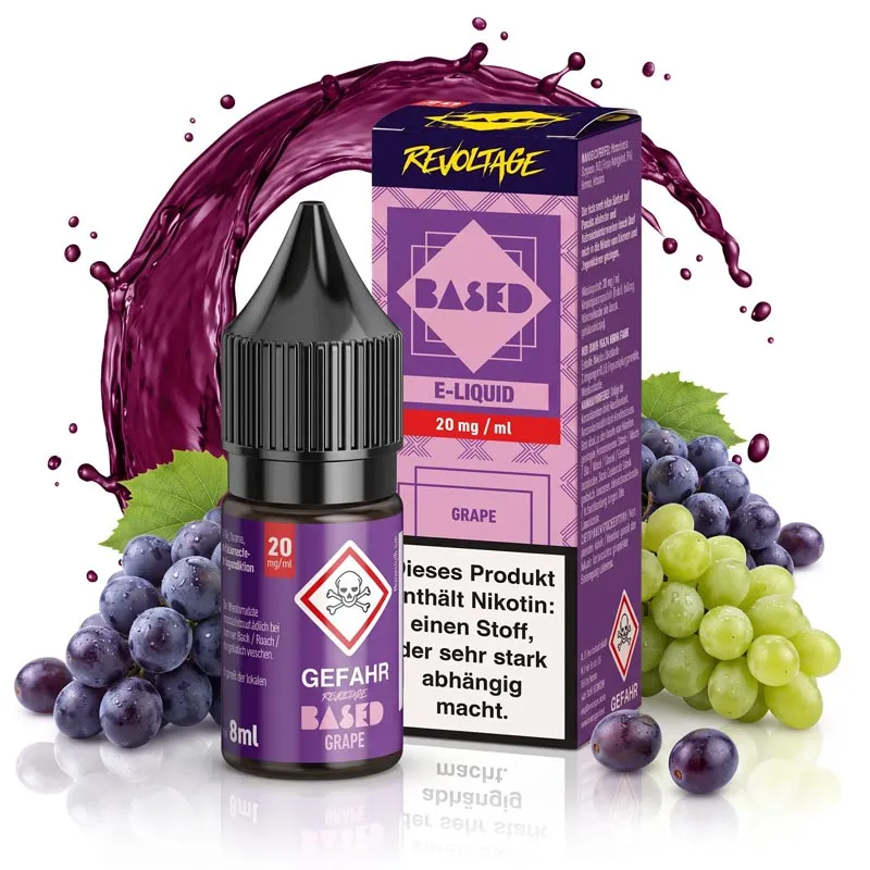 Revoltage BASED - Grape Nikotinsalz Liquid 8ml