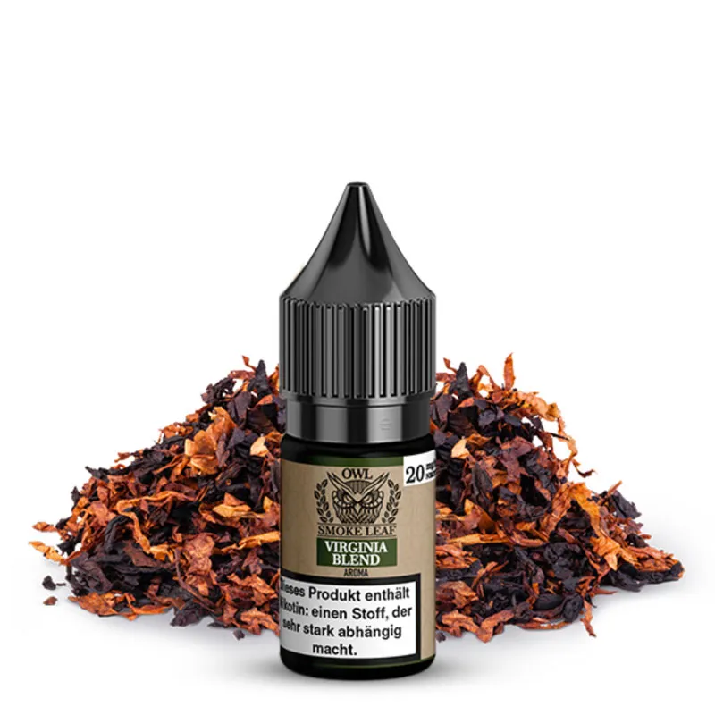 OWL SMOKE LEAF - Virginia Blend Tobacco Nikotinsalz Liquid