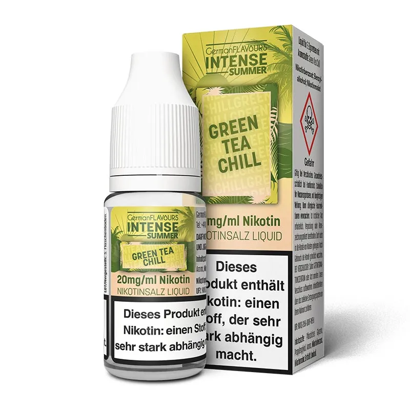 INTENSE SUMMER - Green Tea Chill Nikotinsalz Liquid