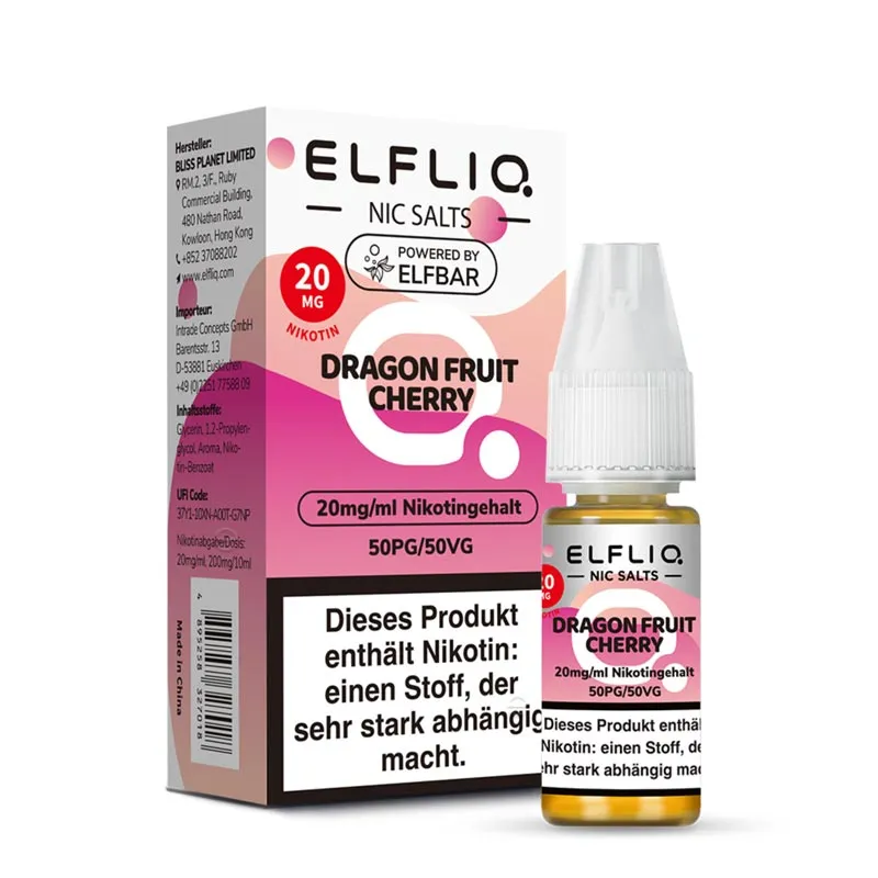 ELFLIQ Liquid - Dragon Fruit Cherry Nikotinsalz