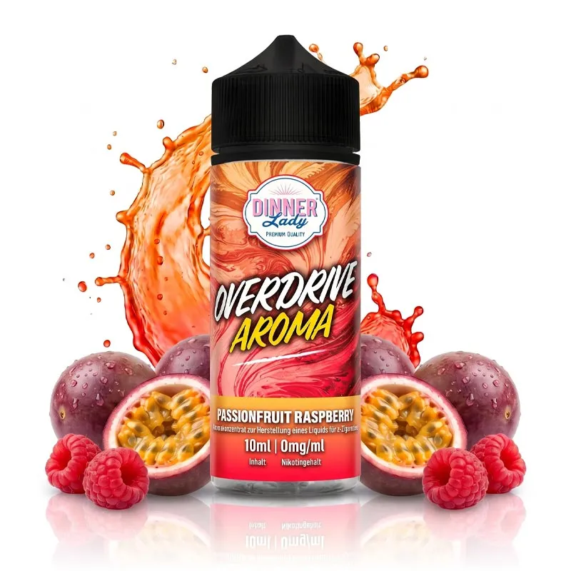 DINNER LADY Overdrive - Passionfruit Raspberry Longfill Aroma