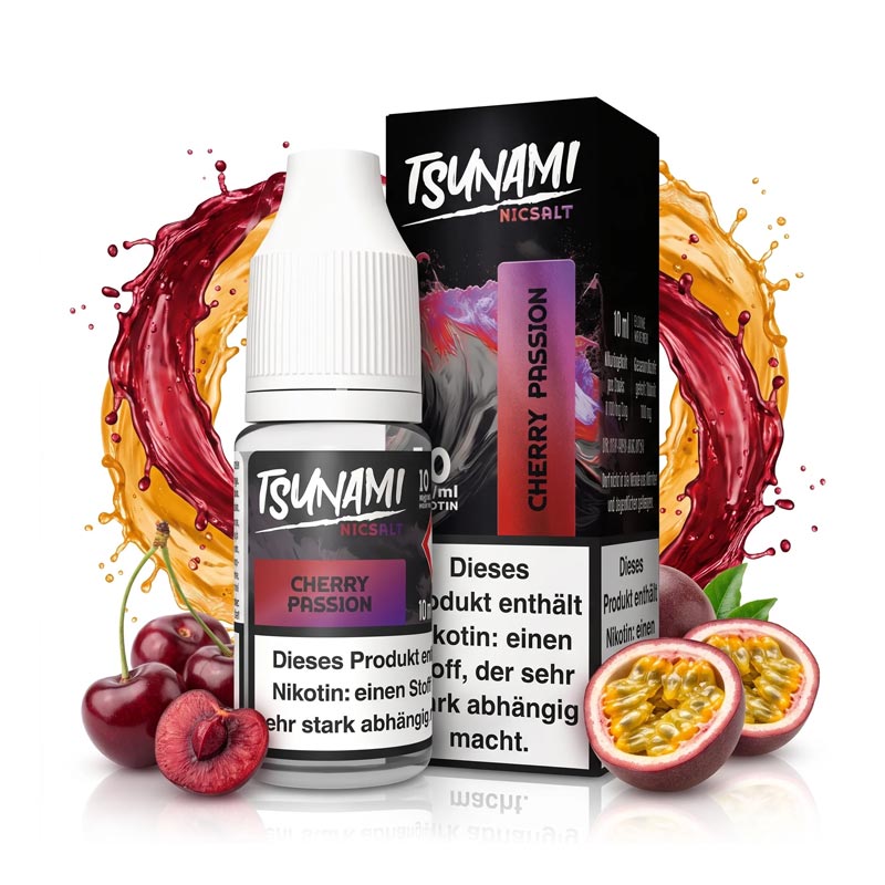 TSUNAMI - Cherry Passion Nikotinsalz Liquid