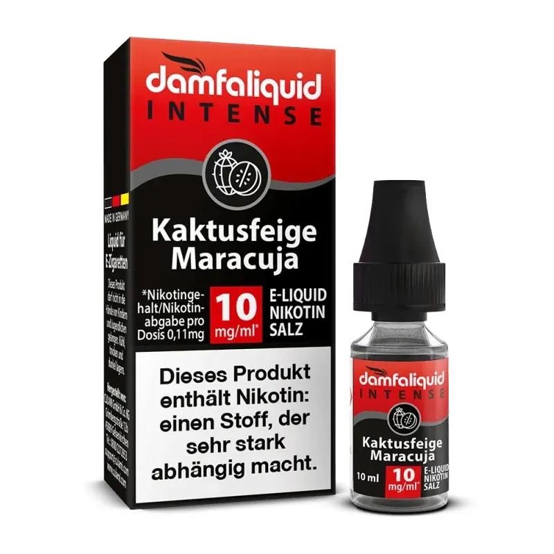 DAMFALIQUID INTENSE - Kaktusfeige Maracuja Nikotinsalz Liquid
