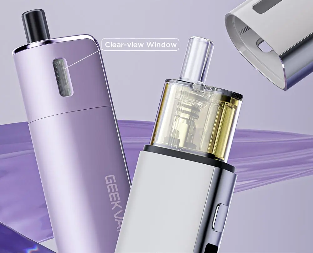 Geekvape S30 Pods 2er Pack – 4,0ml Ersatzpods Mit 1,0 Ohm Mesh Coil, Nikotinfrei, Für S30 Pod System