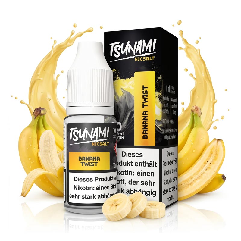 TSUNAMI - Banana Twist Nikotinsalz Liquid