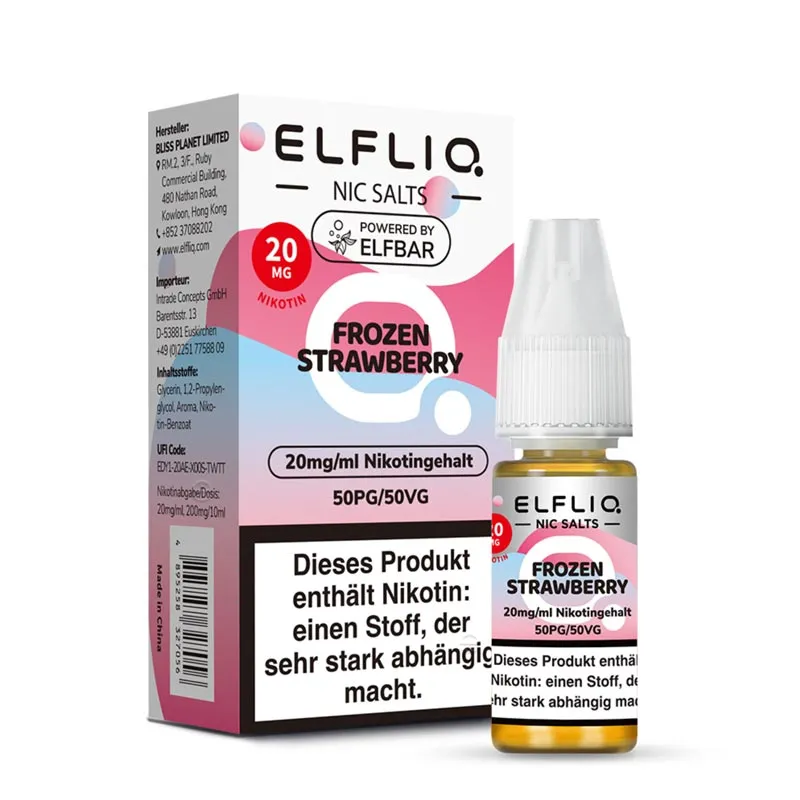 ELFLIQ Liquid - Frozen Strawberry Nikotinsalz