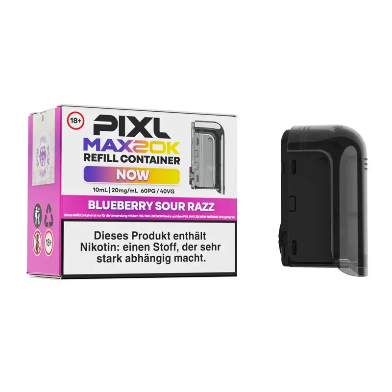 PIXL Max 20K Now Refill Pod - Blueberry Sour Razz