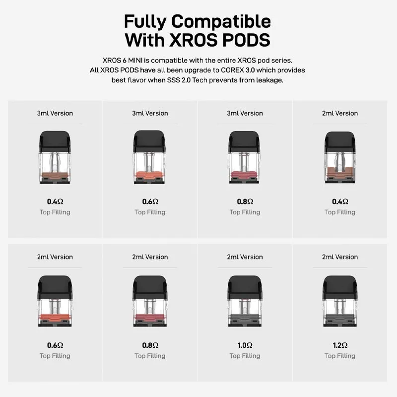 VAPORESSO - Xros 6 Mini Pod Kit