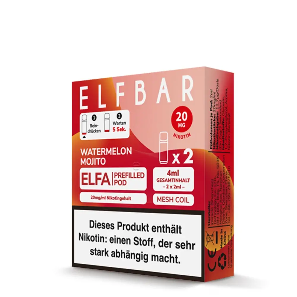 ELF BAR ELFA - Watermelon Mojito Pods