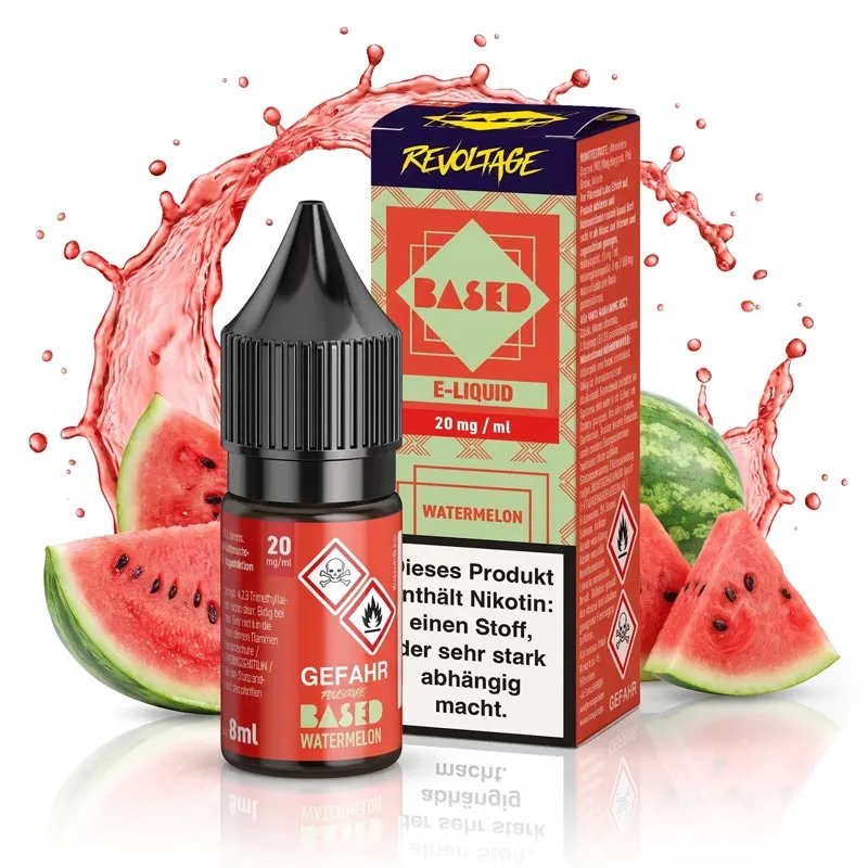 Revoltage BASED - Watermelon Nikotinsalz Liquid 8ml