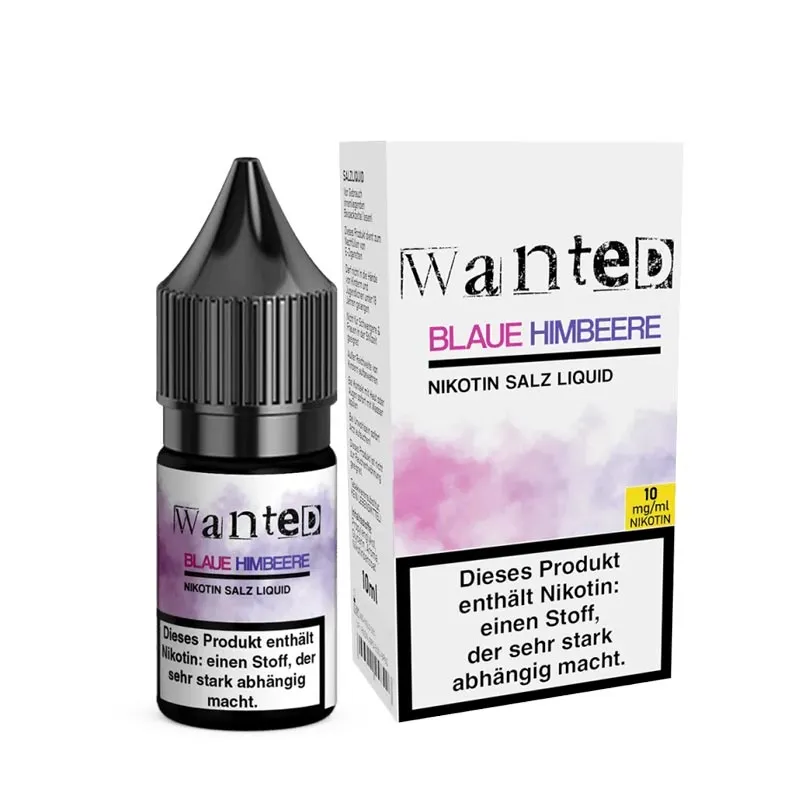 WANTED - Blaue Himbeere Nikotinsalz Liquid