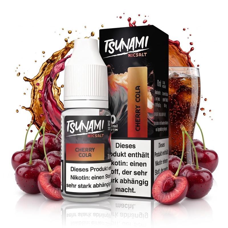 TSUNAMI - Cherry Cola Nikotinsalz Liquid