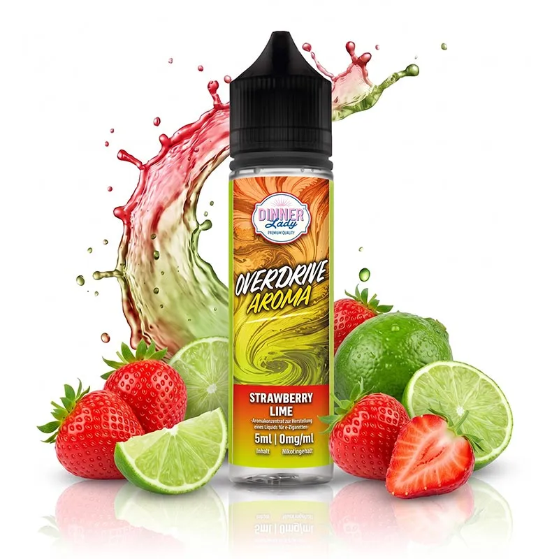 DINNER LADY Overdrive - Strawberry Lime Longfill Aroma