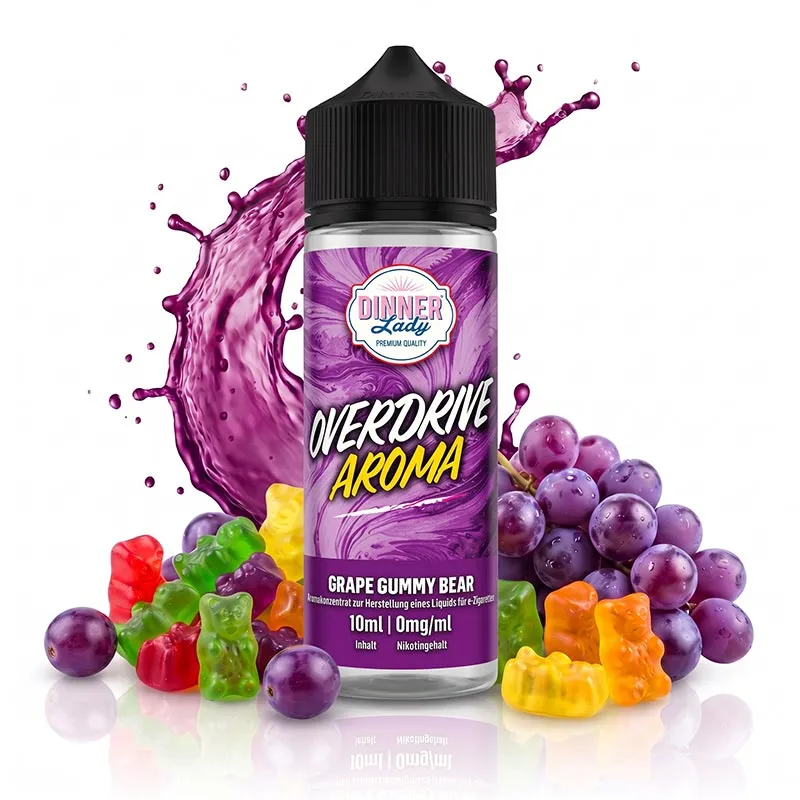 DINNER LADY Overdrive - Grape Gummy Bear Longfill Aroma