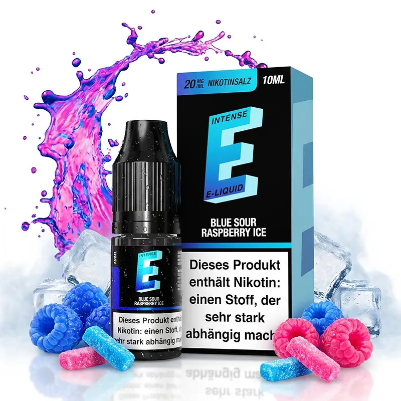 E-INTENSE - Blue Sour Raspberry Ice Nikotinsalz Liquid
