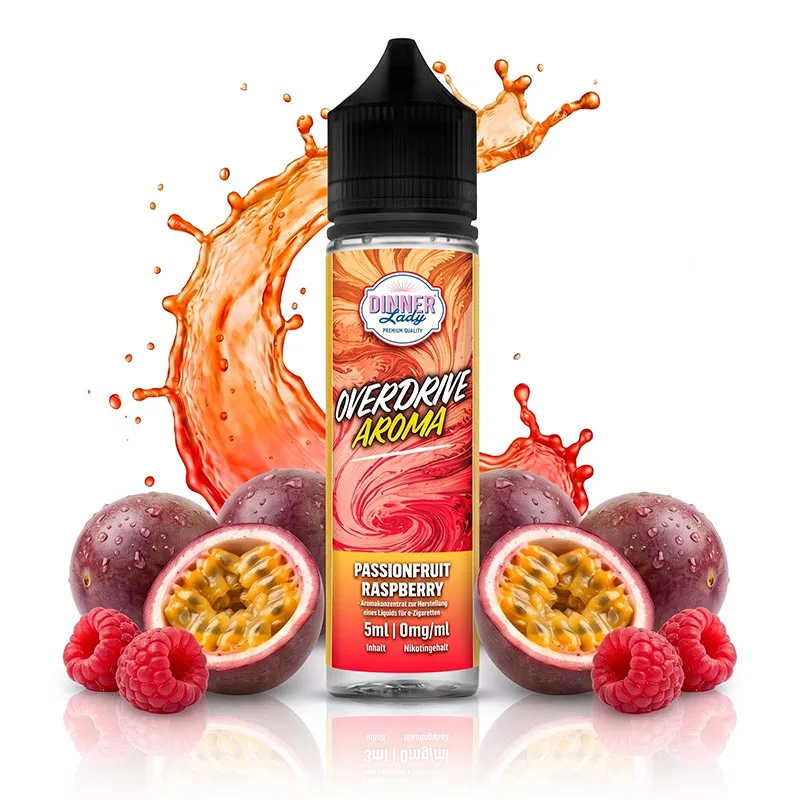 DINNER LADY Overdrive - Passionfruit Raspberry Longfill Aroma