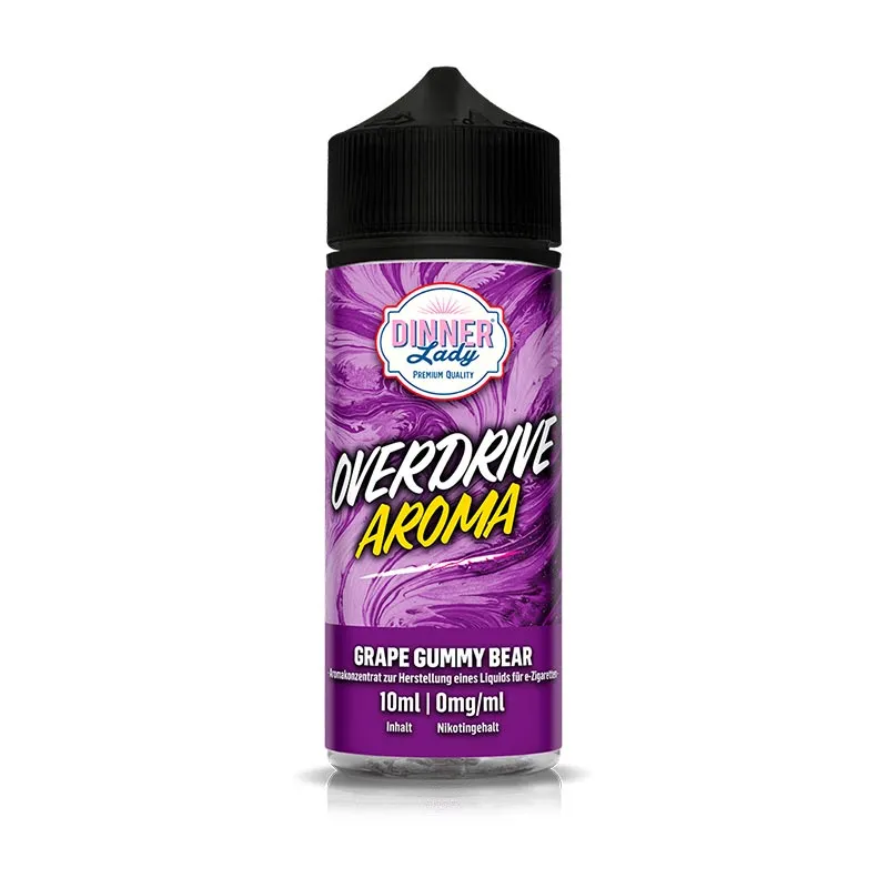 DINNER LADY Overdrive - Grape Gummy Bear Longfill Aroma