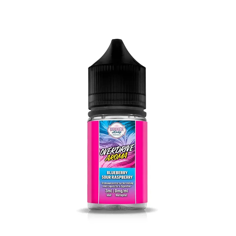 DINNER LADY Overdrive - Blueberry Sour Raspberry Longfill Aroma