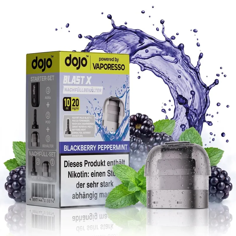 DOJO Blast X Refill Pod - Blackberry Peppermint