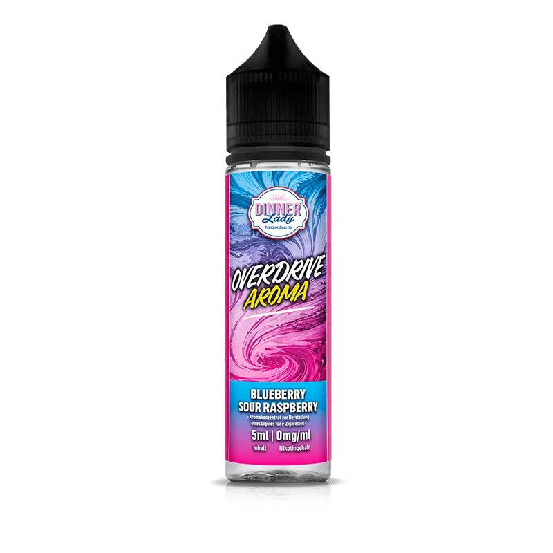 DINNER LADY Overdrive - Blueberry Sour Raspberry Longfill Aroma