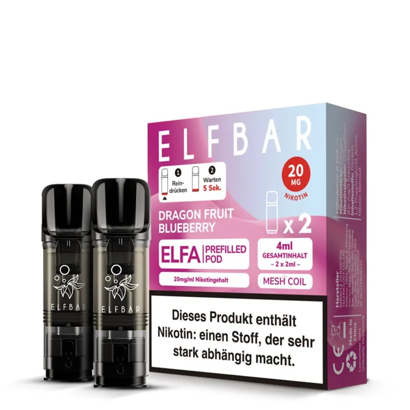 ELFBAR ELFA - Dragon Fruit Blueberry Pods