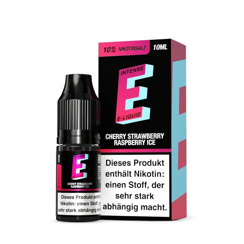 E-INTENSE - Cherry Strawberry Raspberry Ice Nikotinsalz Liquid