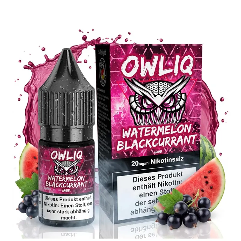OWLIQ - Watermelon Blackcurrant Nikotinsalz Liquid