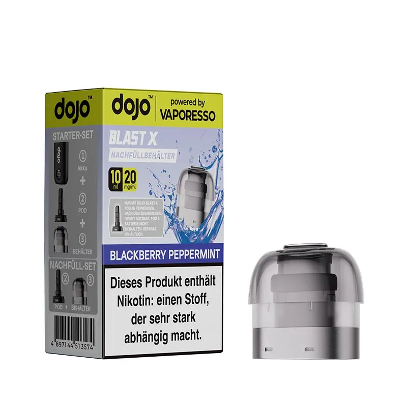 DOJO Blast X Refill Pod - Blackberry Peppermint