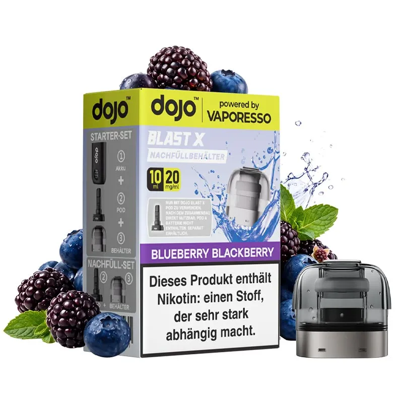 DOJO Blast X Refill Pod - Blueberry Blackberry