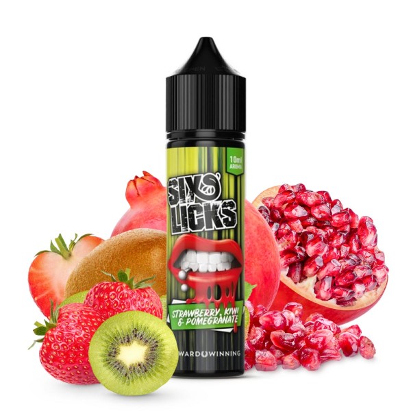 SIx Licks - Strawberry Kiwi Pomegranate Longfill