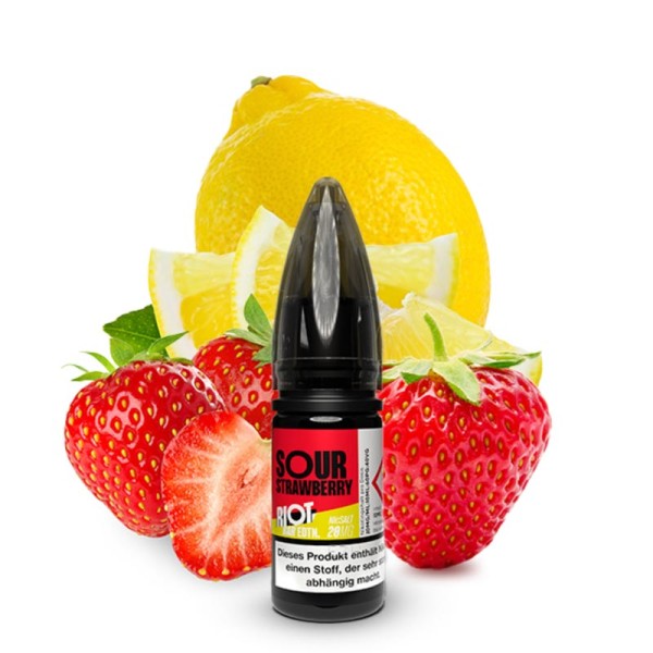 RIOT SQUAD BAR EDITION - Sour Strawberry Nikotinsalz