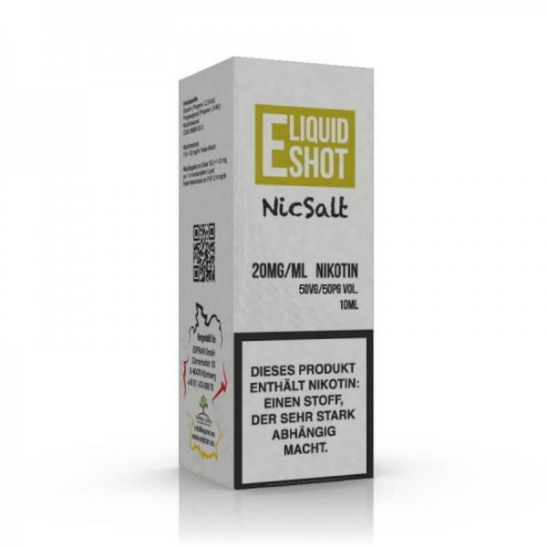 E-Liquid NicSalt Shot 20mg 50/50