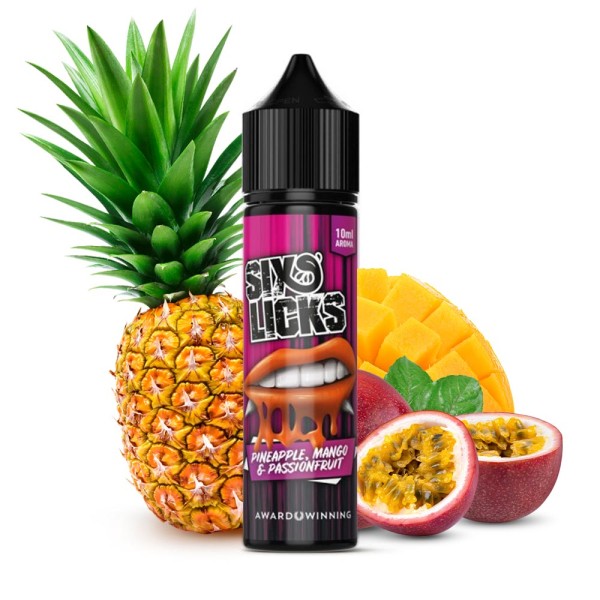 Six Licks - Pineapple Mango Passionfruit Longfill