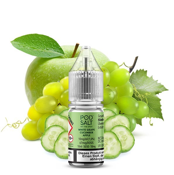 Pod Salt XTRA - White Grape Cucumber Apple Nikotinsalz