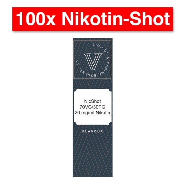 100x Nikotinshot 20mg 70/30