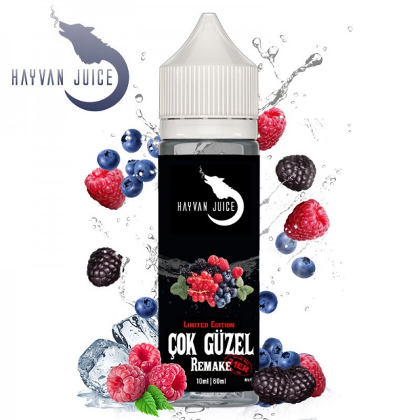 Cok Güzel Remake Aroma von Hayvan Juice ♥ Beerenmix mit Frische ✔ Auch in unseren Shops ✔ Schneller Versand ✔ Einfache Dosierung ✔