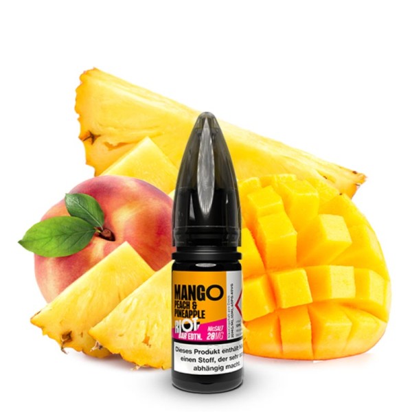 RIOT SQUAD BAR EDITION - Mango, Peach & Pineapple Nikotinsalz