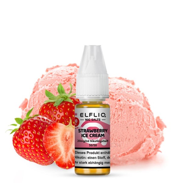 ELFLIQ by ELFBAR - Strawberry Ice Cream Nikotinsalz