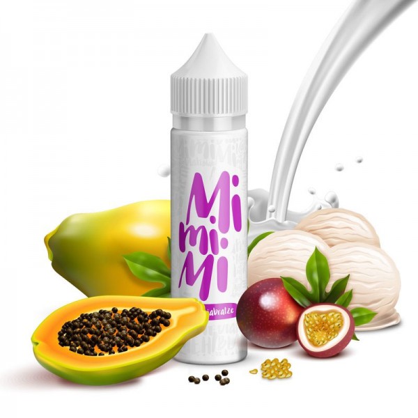 Maracujabratze Liquid von MiMiMi Juice ♥ Vanille, Eiscreme, Maracuja, Papaya ✔