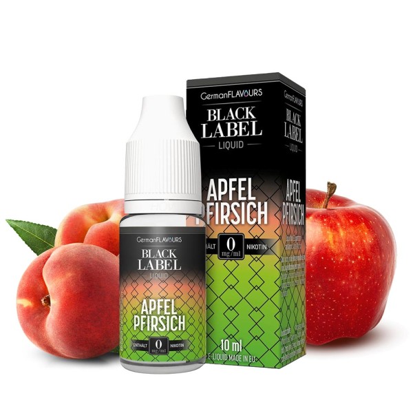 BLACK LABEL - Apfel Pfirsich Liquid