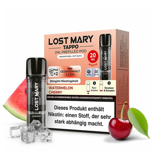 ELF BAR LOST MARY TAPPO - Watermleon Cherry Pods