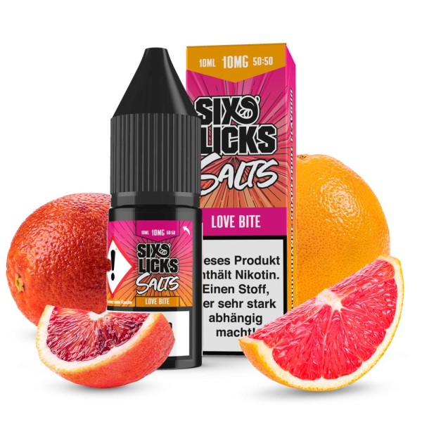 Six Licks Nikotinsalz Love Bite